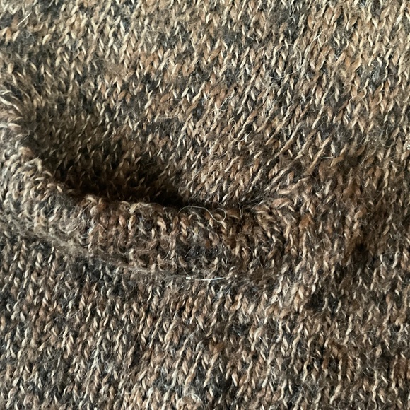 Wilfred Long Brown 100% Alpaca Cardigan (xs) - Picture 8 of 10